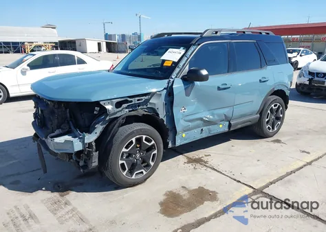 2023 Ford Bronco Sport Outer Banks z USA, uszkodzony, nr VIN 3FMCR9C64PRE12080